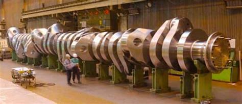 world's biggest crankshaft|The Engines of the Largest Container Ships in the World, .